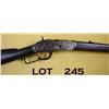 Image 2 : Desirable early thumbprint dust cover Winchester  first Model 1873 lever action rifle, .44 cal., 24”