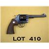 Image 1 : Colt Officer’s Model 38 Heavy Barrel DA revolver,  .38 cal., 6” barrel, adjustable front and rear  s