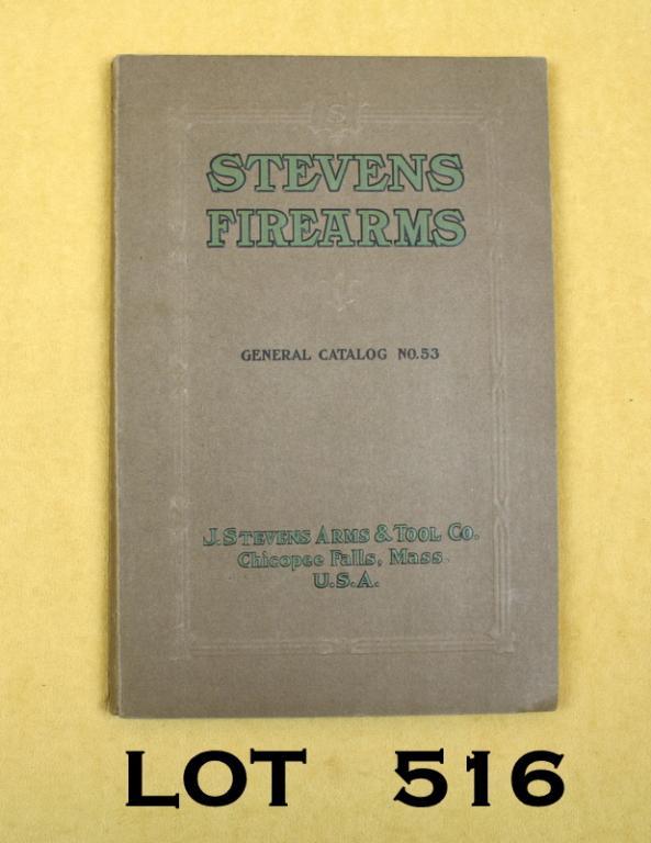 Original Stevens Firearms General Catalog No. 53 in overall good