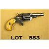 Image 1 : Colt Newline revolver, .30 caliber, traces of  darkened silver plate, original ivory grips,  serial 