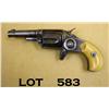 Image 2 : Colt Newline revolver, .30 caliber, traces of  darkened silver plate, original ivory grips,  serial 