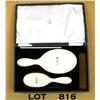 Image 1 : Gentleman's vanity set in original case marked  The Admiralty / 10 Borbon St. / Glasgow / J.R. &  W.