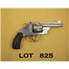 Image 1 : Scarce Otis A. Smith model 1887 double-action .38  caliber 5-shot revolver, nickel finish, 3-1/4”  b