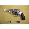 Image 2 : Scarce Otis A. Smith model 1887 double-action .38  caliber 5-shot revolver, nickel finish, 3-1/4”  b
