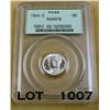 Image 2 : 1944-D mercury dime, PCGS graded MS66 full band.  An exceptional coin. Est: $90 - $180    