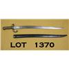Image 1 : French sword bayonet, Setienne Arsenal,  1870-dated. Good to very good condition, with  matching sca