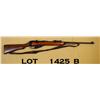 Image 1 : Sporterized Enfield .303 caliber bolt-action  rifle. 1944 dated. Stock reduced. Metal shows  black a