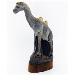 RARE Water Buffalo Horn Scrimshaw Camel   (CLB-579)