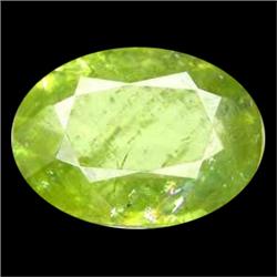 2.20ct Sparkling Natural Afghan Oval Green Sphene (GEM-25045)