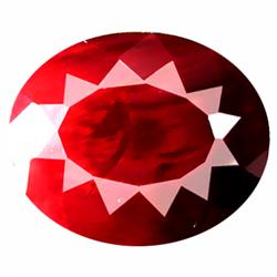6.63ct Colour Shift Red Andesine Oval (GEM-19769)