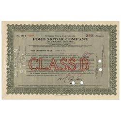 Scarce Issue - Ford Motor Company Of Canada, Limited