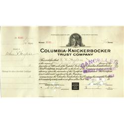 Columbia-knickerbocker Trust Company