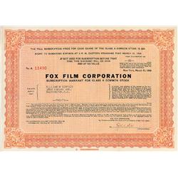 Fox Film Corporation