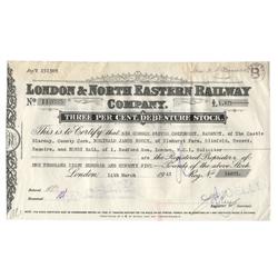 London & North Eastern Railway Stock Issued to the Duke of Grafton