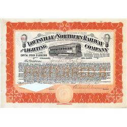 Louisville And Northern Railway And Lighting Company - Signed By Samuel Insull As President