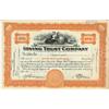 Image 1 : Irving Trust Company Stock Signed By Edward F. Swift