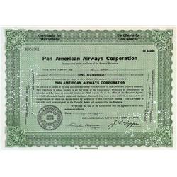 A Pan American Airways Corporation Stock Issued To And Signed By E.l. Cord, Maker Of The Legendary A