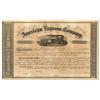 Image 1 : Partially Issued American Express Company Signed By Henry Wells As President