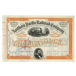 Northern Pacific Rr Co. Issued To And Signed On Verso By Thomas A Scott