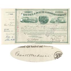 NP Issued To And Signed By Charles Harkness