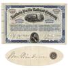 Image 1 : Northern Pacific Issued To And Signed On Attached Stock Power By William Windom