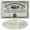 Image 1 : Northern Pacific Issued To And Signed On Verso By Robert C. Schenck