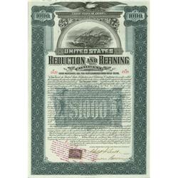 Spencer Penrose Signs An United States Reduction And Refining Company Bond