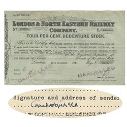 Issued to & Signed by Major General Alastair Ian Macdougall