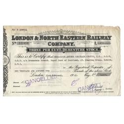 London & North Eastern Railway Stock Issued to Brigadier Arthur Reginald Chater