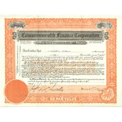 Commonwealth Finance Corporation