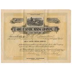Great Divide Mining Company Stock