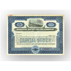 Specimen Gillette Safety Razor Stock