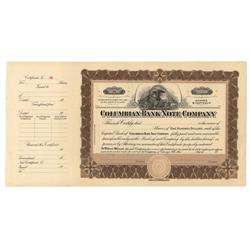 Columbian Bank Note Company - Unissued