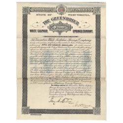 The Greenbrier White Sulphur Springs Company