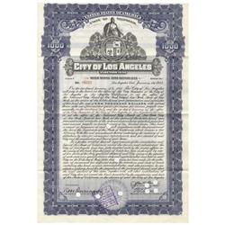 City Of Los Angeles Bond