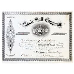 Music Hall Company Stock