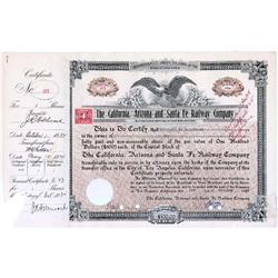 California, Arizona And Santa Fe Railway Co.