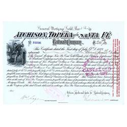 Atchison, Topeka And Santa Fe General Mortgage Gold Bond Scrip