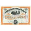 Northern Pacific RR Stock Signed On Verso By August Belmont, Jr. For August Belmont & Co.