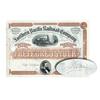 Northern Pacific Railroad Stock Issued To And Signed By Jules Bache
