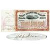 Image 1 : Puget Sound And Alaska Steamship Company Stock Issued To And Signed By Company Captain D. B. Jackson