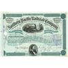 Image 1 : Northern Pacific Railroad Stock Issued To But Not Signed By August Belmont
