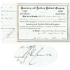 Image 1 : JAMESTOWN AND NORTHERN RAILROAD STOCK ISSUED TO AND SIGNED BY LEGENDARY WALL STREET LAWYER AND LEGAL