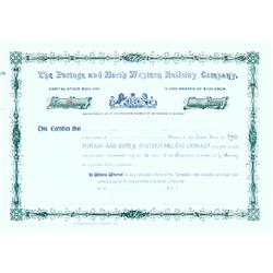 Portage And North Western Railway Company