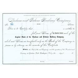 Spokane And Palouse Railway Company