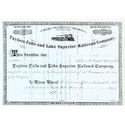 Taylors Falls And Lake Superior Railroad Company