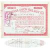 Montana Union Rw Co. Issued To And Signed By S.H.H. Clark