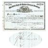 The Little Falls & Dakota RR Co. Issued To And Signed By William Cromwell