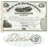 Stillwater And St. Paul RR Co. Issued To And Signed By C.H. Clark