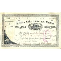 Seattle, Lake Shore And Eastern Railway Company